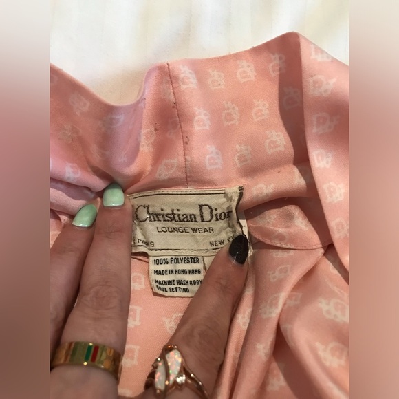 Vintage Designer Christian Dior Monogram Robe - Picture 3 of 6